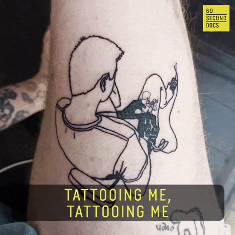 Tattoo GIF by 60 Second Docs