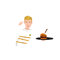 burger camarero Sticker by GRILLAERA