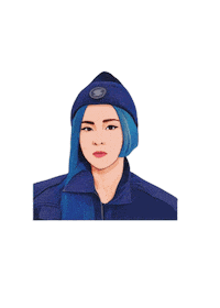Sandara Park Goddess Sticker