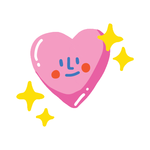 Heart Wink Sticker