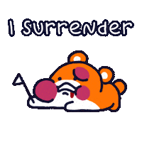 Give Up Sticker
