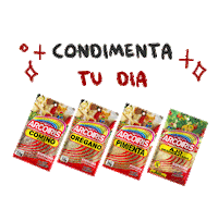 Arcoirispy comida salsa mate te Sticker