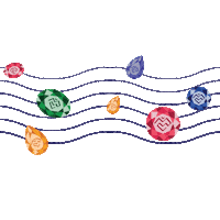 Christmas Sparkling Sticker by Madly Gems