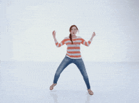 dancer pulls GIF
