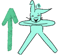 Swipe Rabbit Sticker