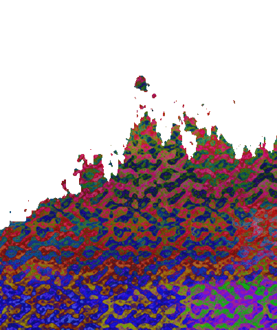 Rainbow Splashing Sticker