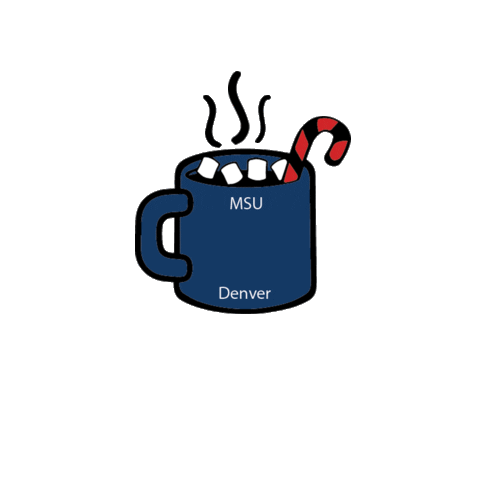 Hot Chocolate Snow Sticker by Rowdy the Roadrunner