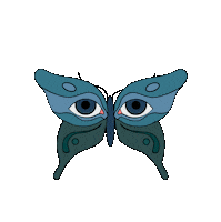 Illustration Eyes Sticker
