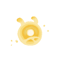 5 Star Bunny Sticker