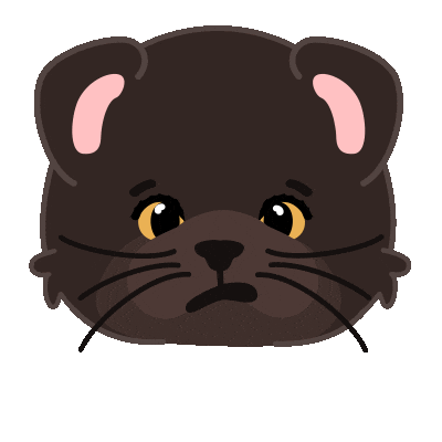 Sad Cat Sticker