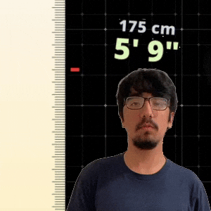 5' 9"
