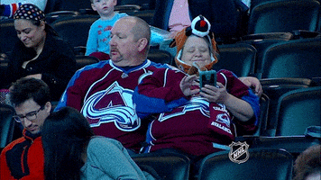 ice hockey texting GIF by NHL