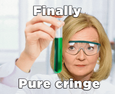 Liz Truss Cringe GIF