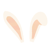 Spring Bunny Sticker by zandraart