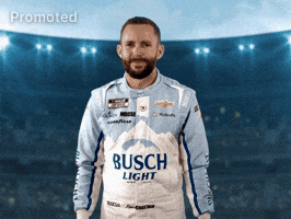 Ross Chastain Shrug GIF by Busch Beer
