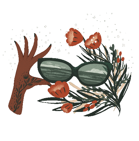 Flower Sticker