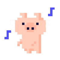 Pig Headphones Sticker by Gimi - Pocket Money Manager