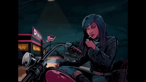 Motorcycle Smoking GIF by Raw Fury