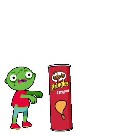 Halloween Zombie Sticker by Pringles Europe