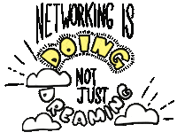 buildyourdreamnetwork dream job network tips Sticker