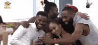 BigBrotherNaija selfie bbnaija for the gram group selfie GIF