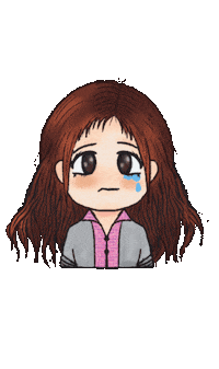 Sad Cry Sticker