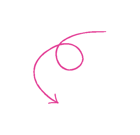 Pink Arrow Sticker by Kraamzus