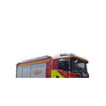 Truck Valencia Sticker by Valencia's City Council Firefighter Department