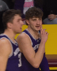 Talking College Basketball GIF by Northwestern Athletics