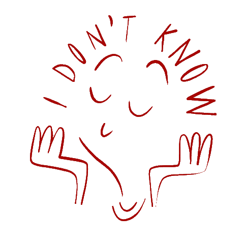 Confused No Idea Sticker