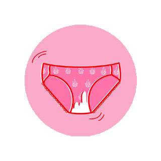 Canestenau fashion underwear undies textiles Sticker