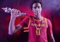 Basketball Hoops GIF by USC Trojans