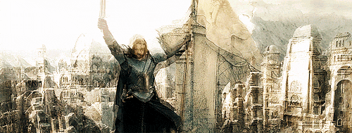 the lord of the rings i always get so many feelings in this scene GIF