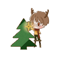 Happy Merry Christmas Sticker by JUUN D