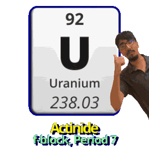 Group 3 Uranium Sticker