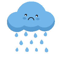 Sad Bad Day Sticker by Studio Neuhaus