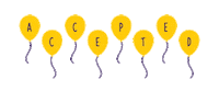 Balloon Going To Sticker by California Lutheran University