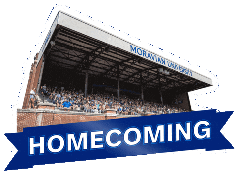 Hound Em Sticker by Moravian University