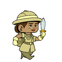 Stabbing Great Big Beautiful Tomorrow Sticker by The Mystery Society