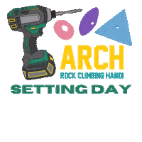 Bouldering Sticker by ARCH Rock Climbing Hanoi