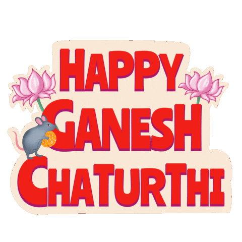 Vinayaka Chaturthi Mumbai Sticker by Sonamm