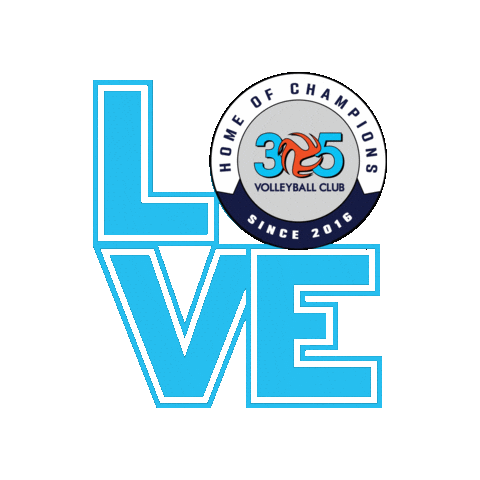 305 Volleyball Club Sticker by 305VBC