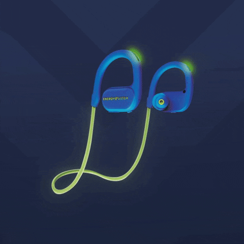 EnergySistem giphyupload neon bluetooth auriculares GIF