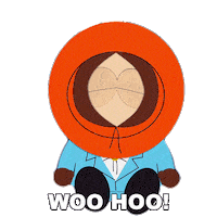 Happy Kenny Mccormick Sticker by South Park