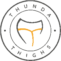 ThundaThighs socks curvy plussize thighhighs Sticker