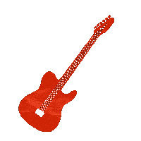 Guitar Bass Sticker by Live Nation