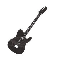 Guitar Bass Sticker by Live Nation