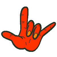 Sign Language Love Sticker