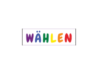 Deutschland Wahltag Sticker