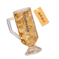 Quartz Highball Sticker by golden blue
